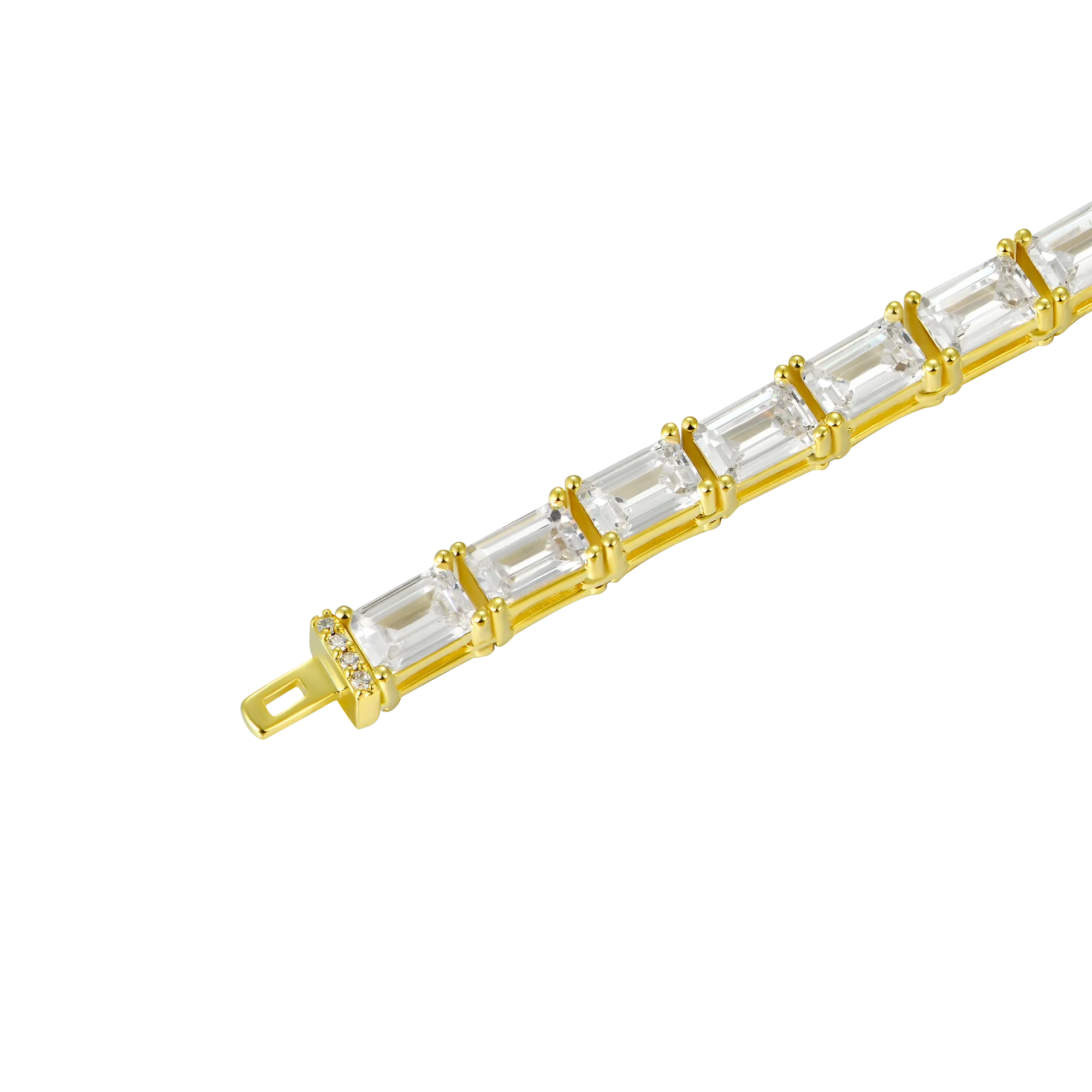 Emerald Cut Tennis Bracelet - 4mm