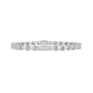 Emerald Cut Tennis Bracelet - 4mm