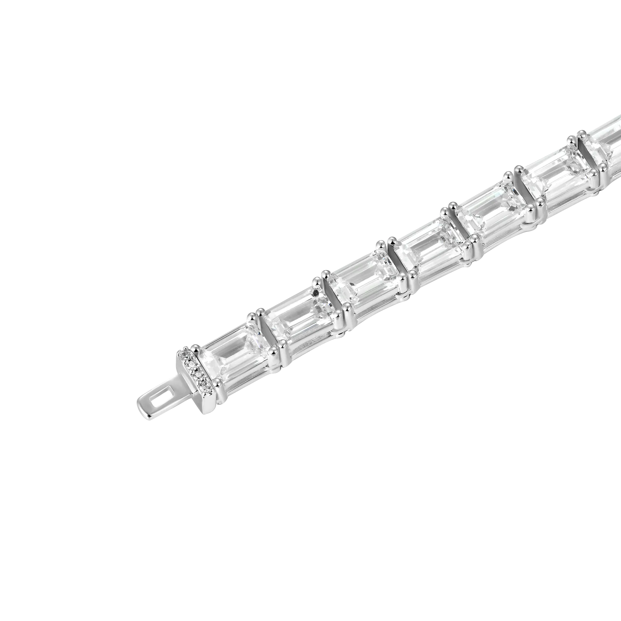 Emerald Cut Tennis Bracelet - 4mm