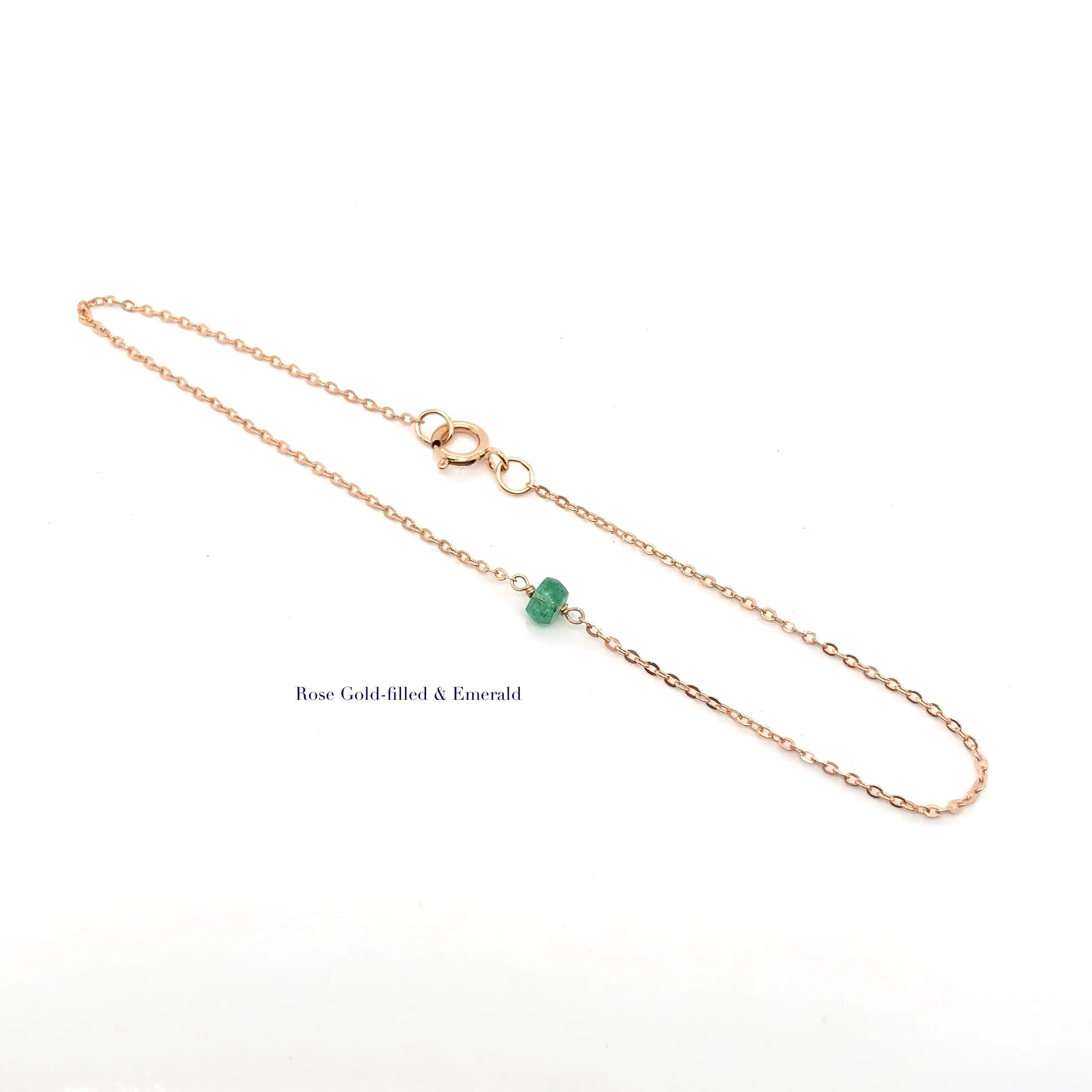 Emerald Green Bracelet, Emerald Bracelet Gold,