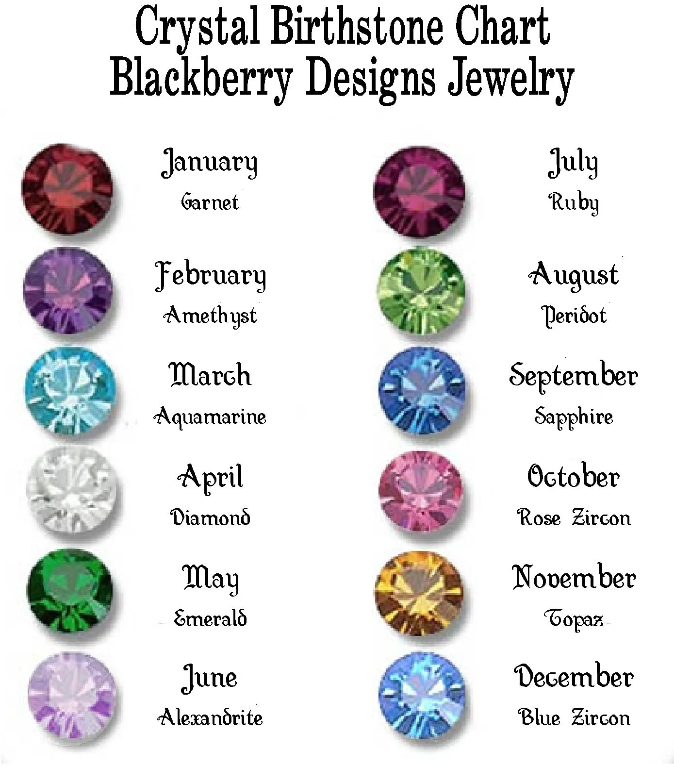 Engraved January Birthstone Crystal Bracelet