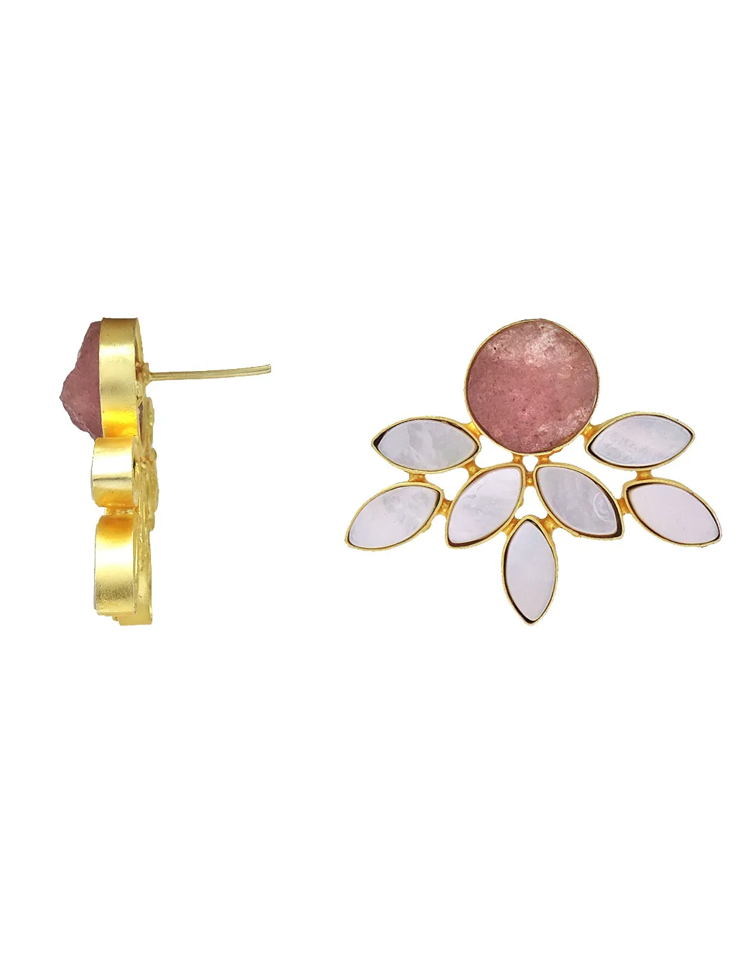 Firework Earrings (Quartz)