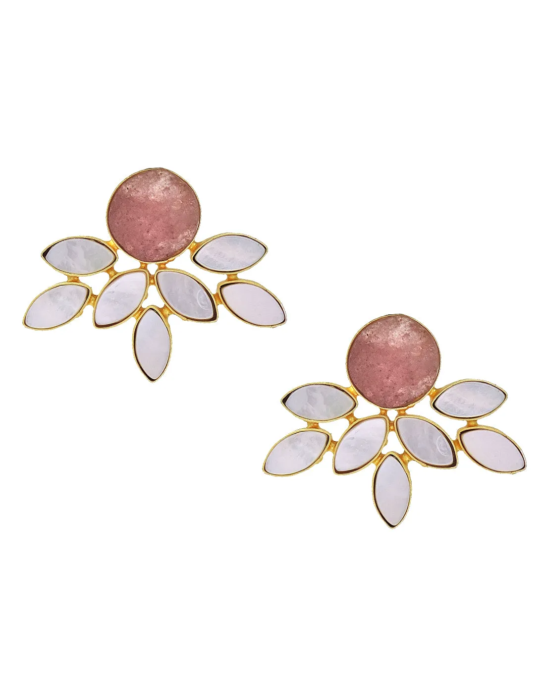 Firework Earrings (Quartz)