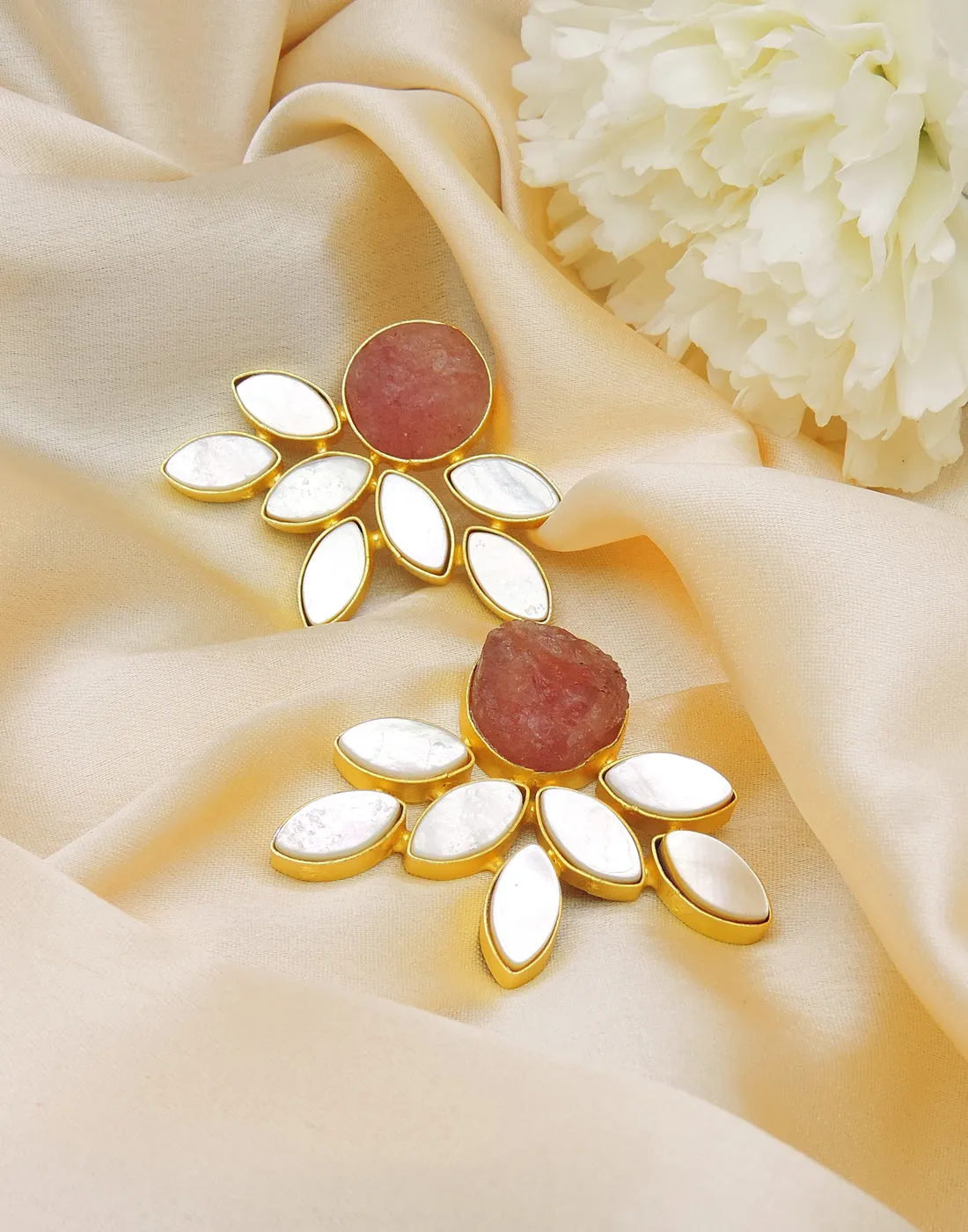 Firework Earrings (Quartz)