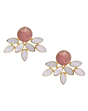 Firework Earrings (Quartz)