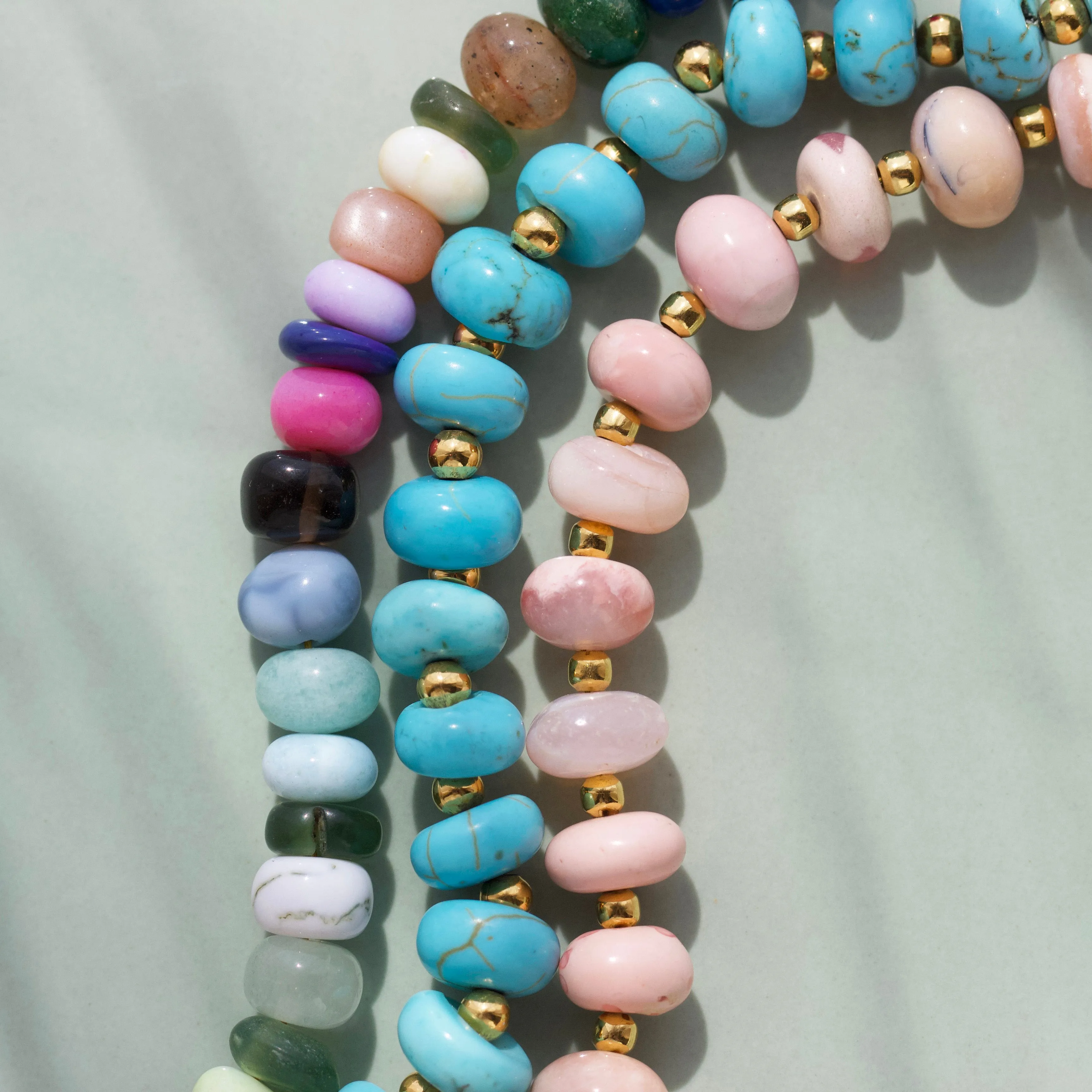 Firoza Jade Beaded Bracelet