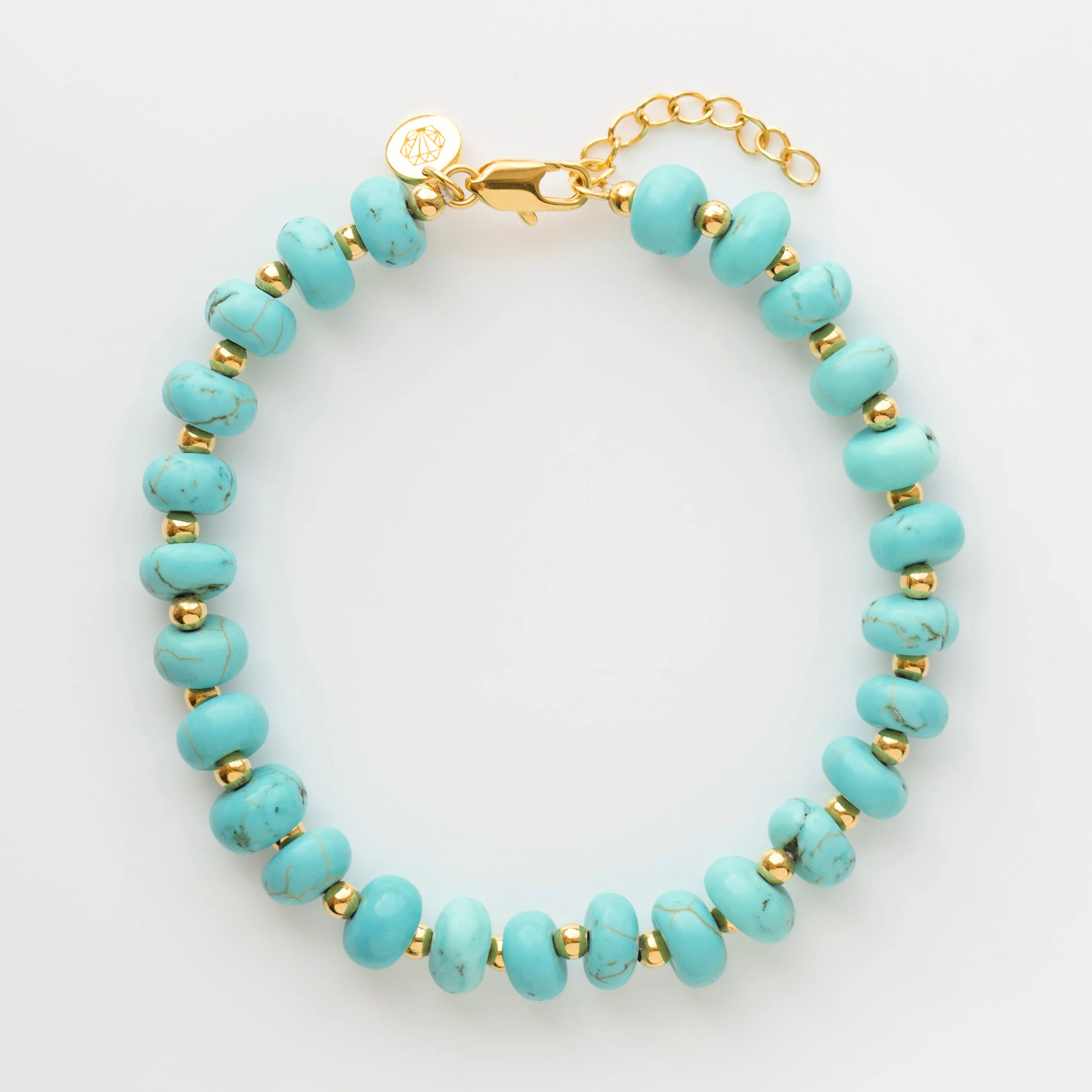Firoza Jade Beaded Bracelet