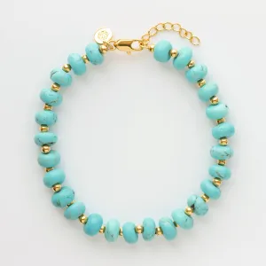 Firoza Jade Beaded Bracelet