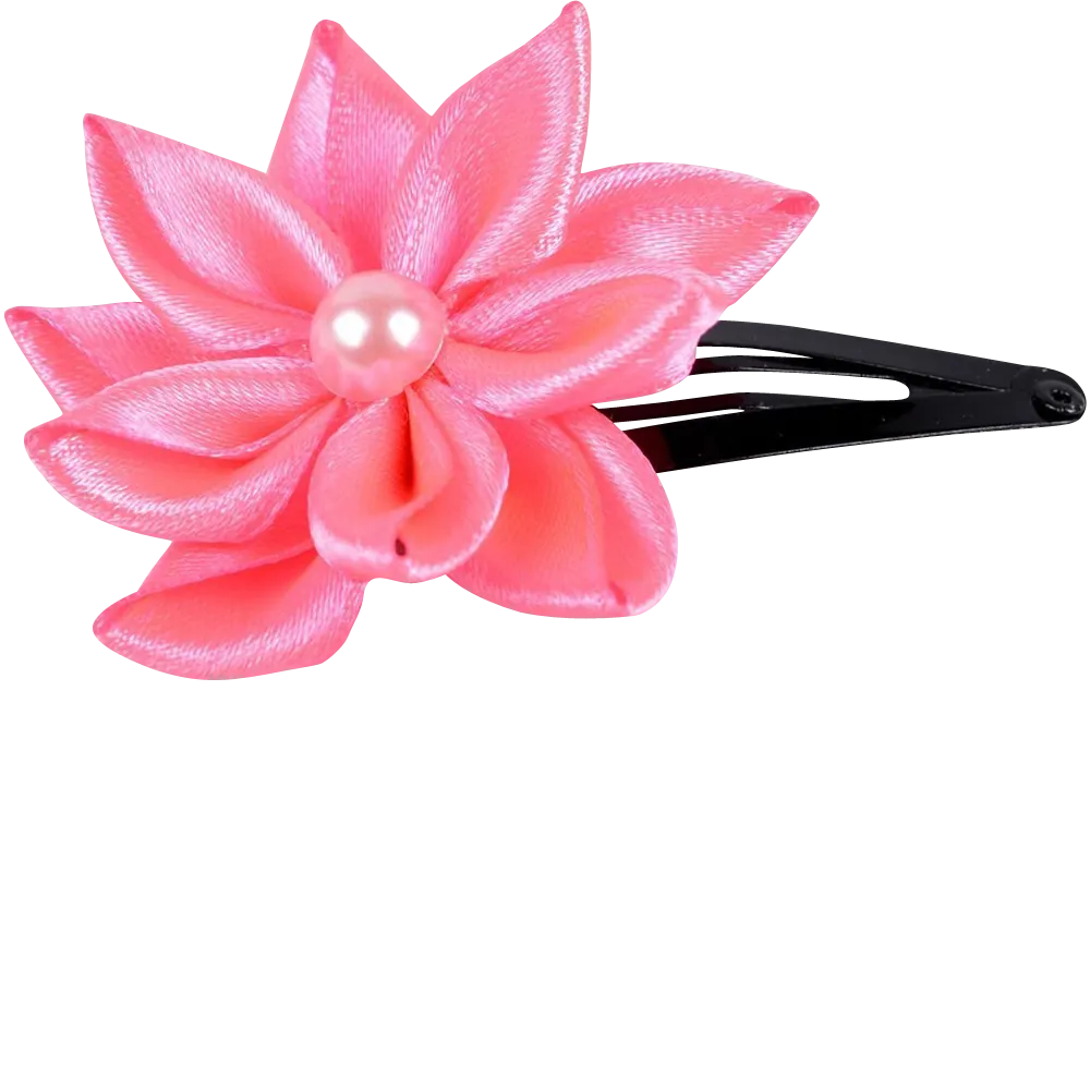 Flower barrette handmade hair clip hair hair jewelry