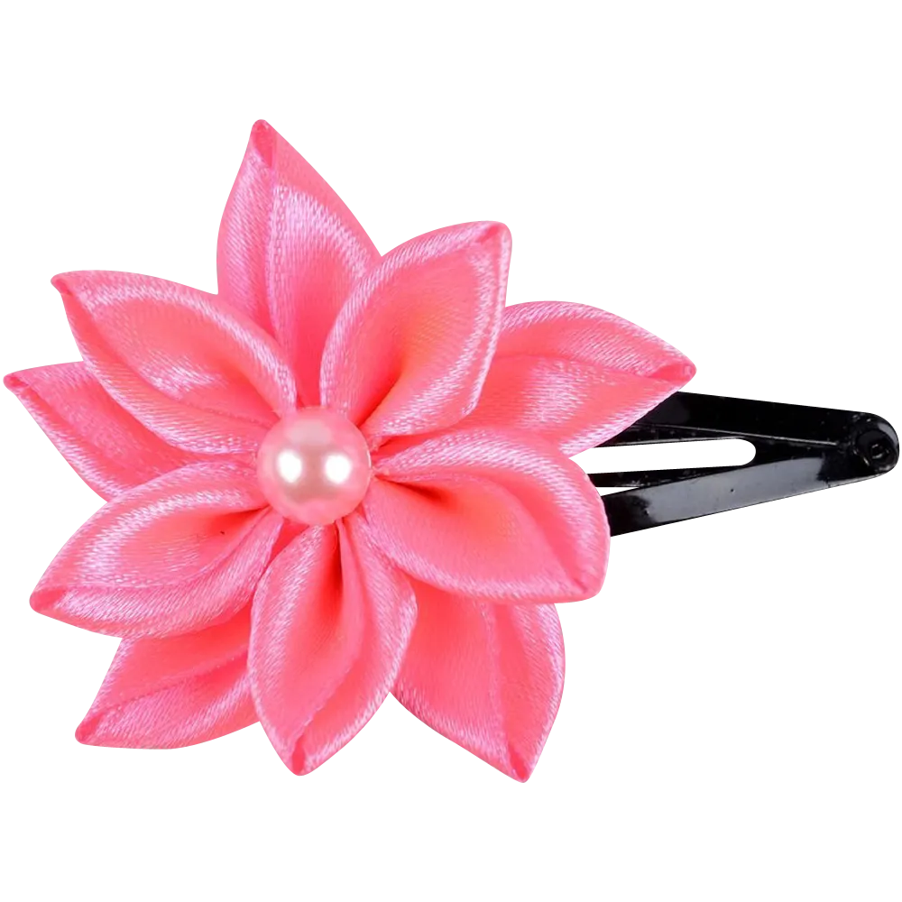 Flower barrette handmade hair clip hair hair jewelry