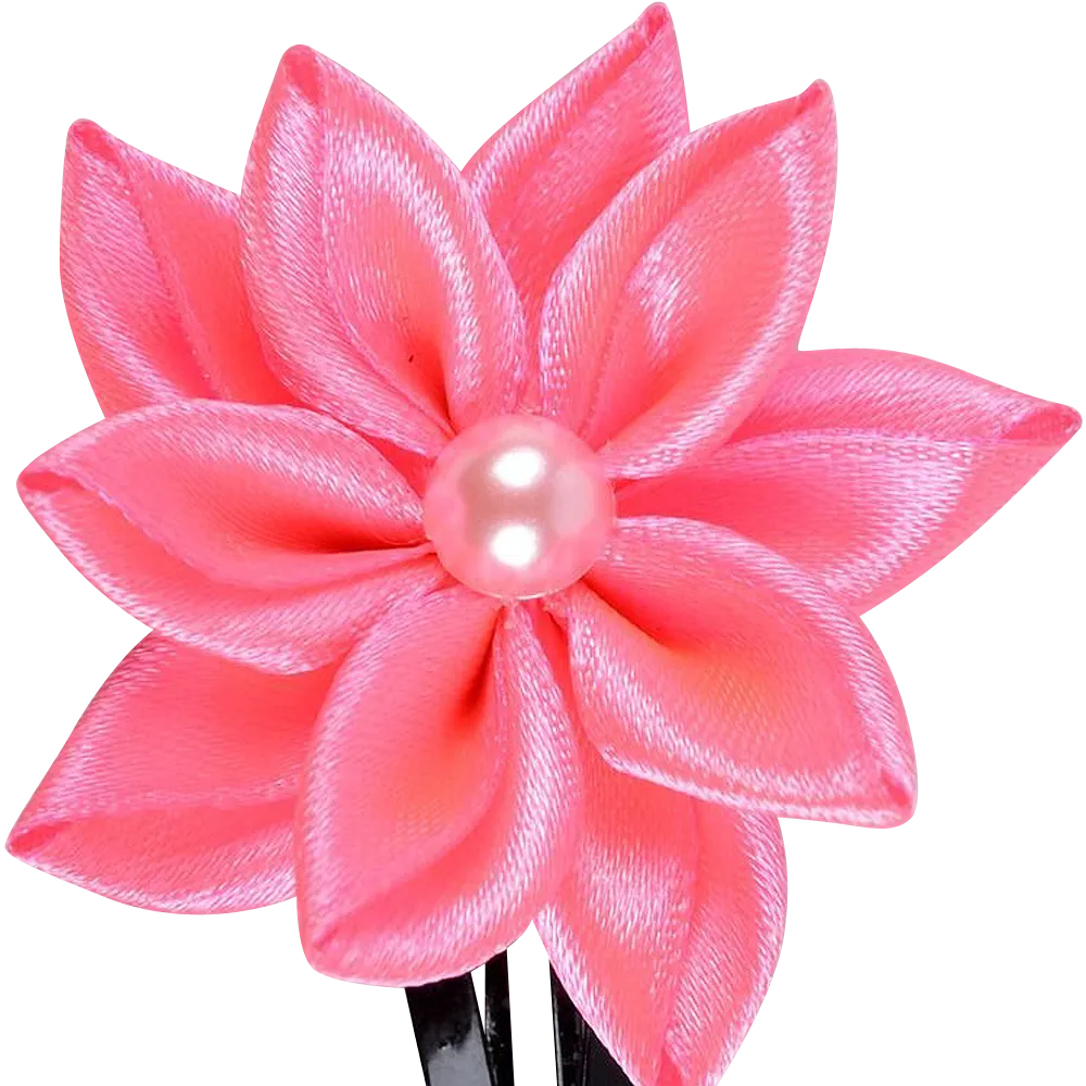 Flower barrette handmade hair clip hair hair jewelry