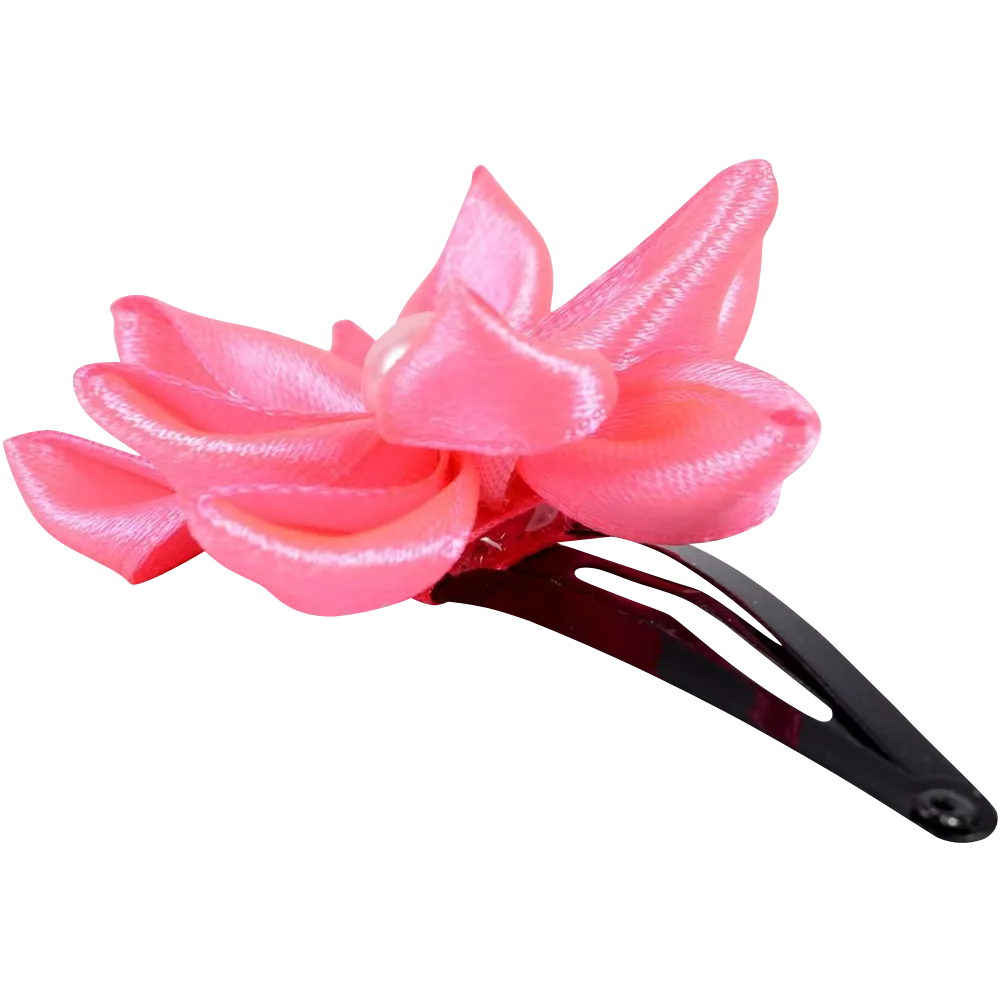 Flower barrette handmade hair clip hair hair jewelry