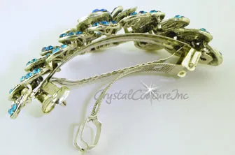 Flower Burst Rhinestone Barrette