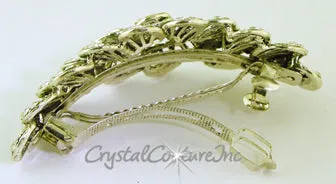Flower Burst Rhinestone Barrette