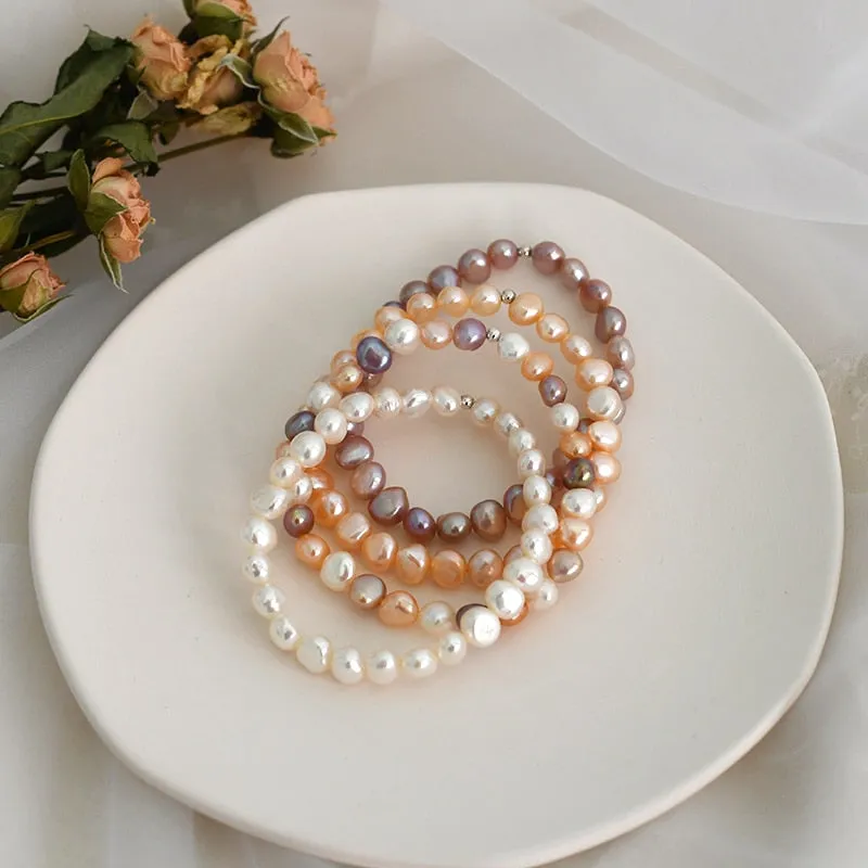 Freshwater Baroque Pearl Bracelets & Bangles