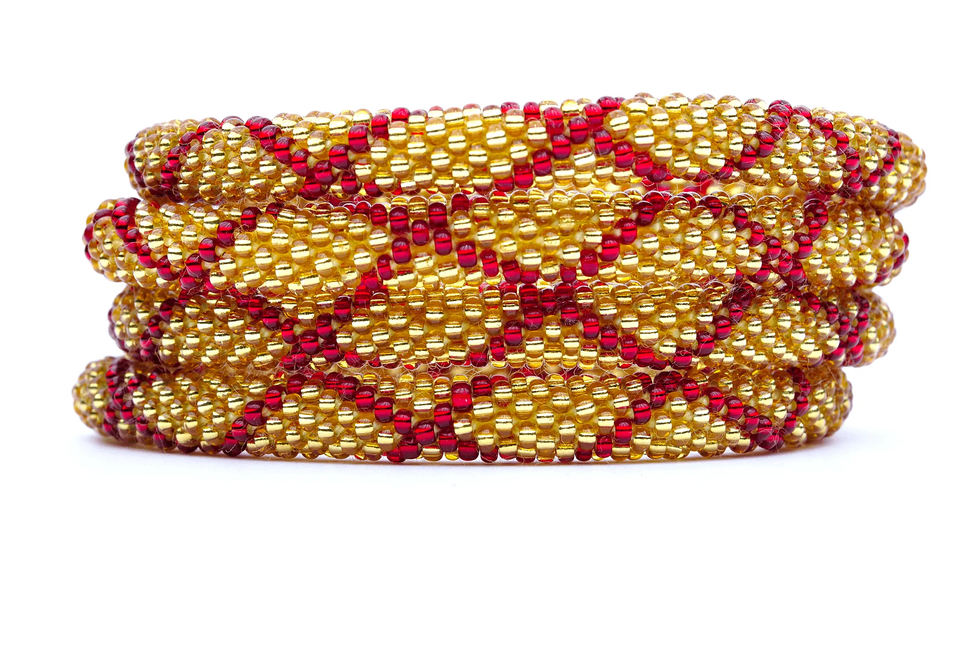 Garnet and Gold Bracelet - Extended 8"