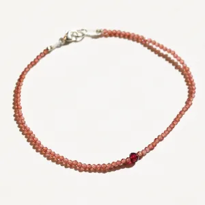 Garnet   Garnet Bracelet No.21