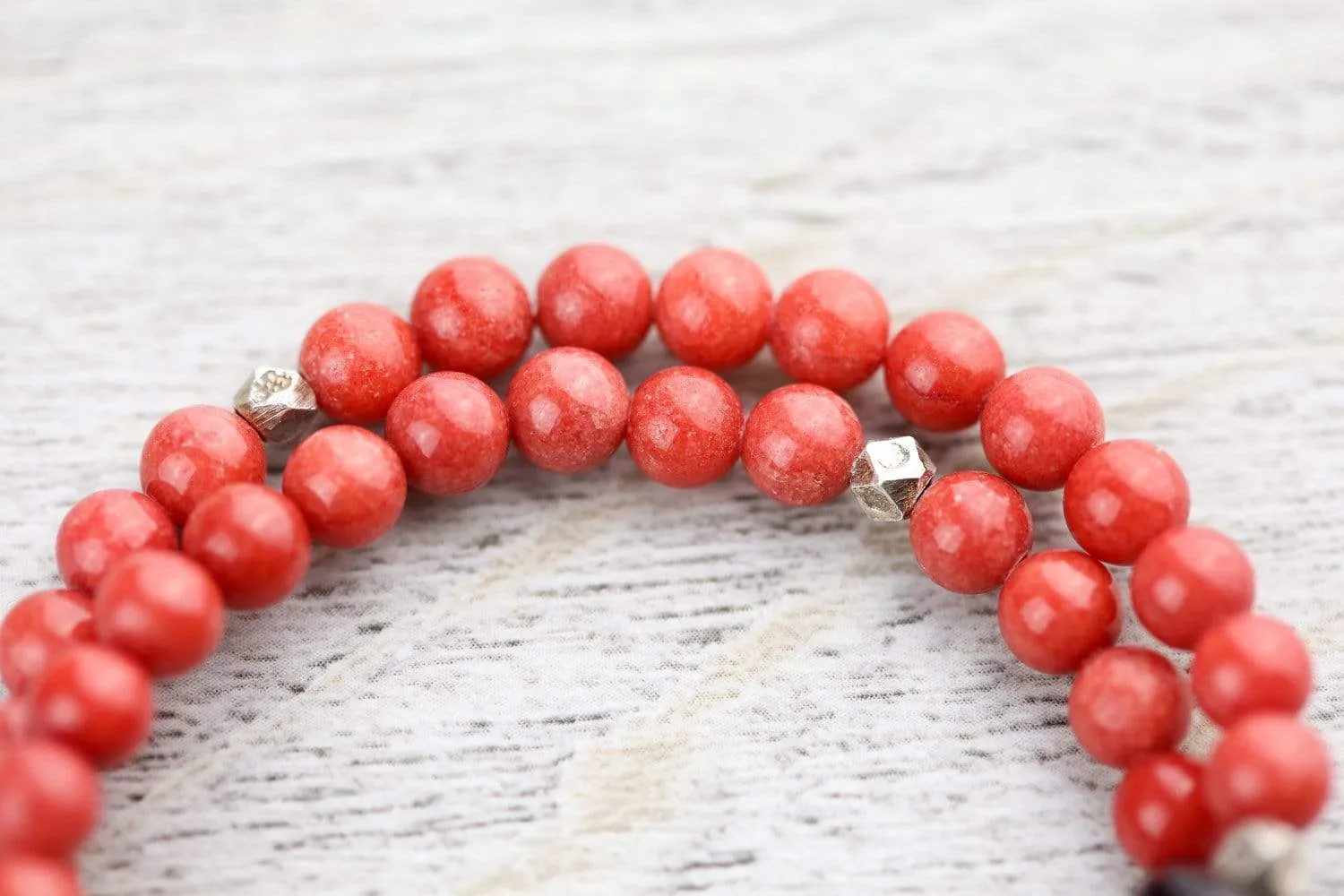 Garnet Root Chakra Double Wrap