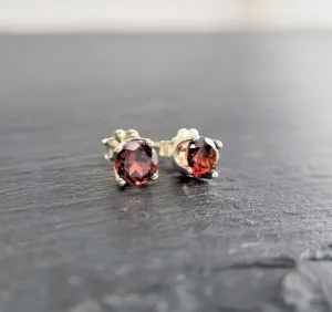Garnet Studs