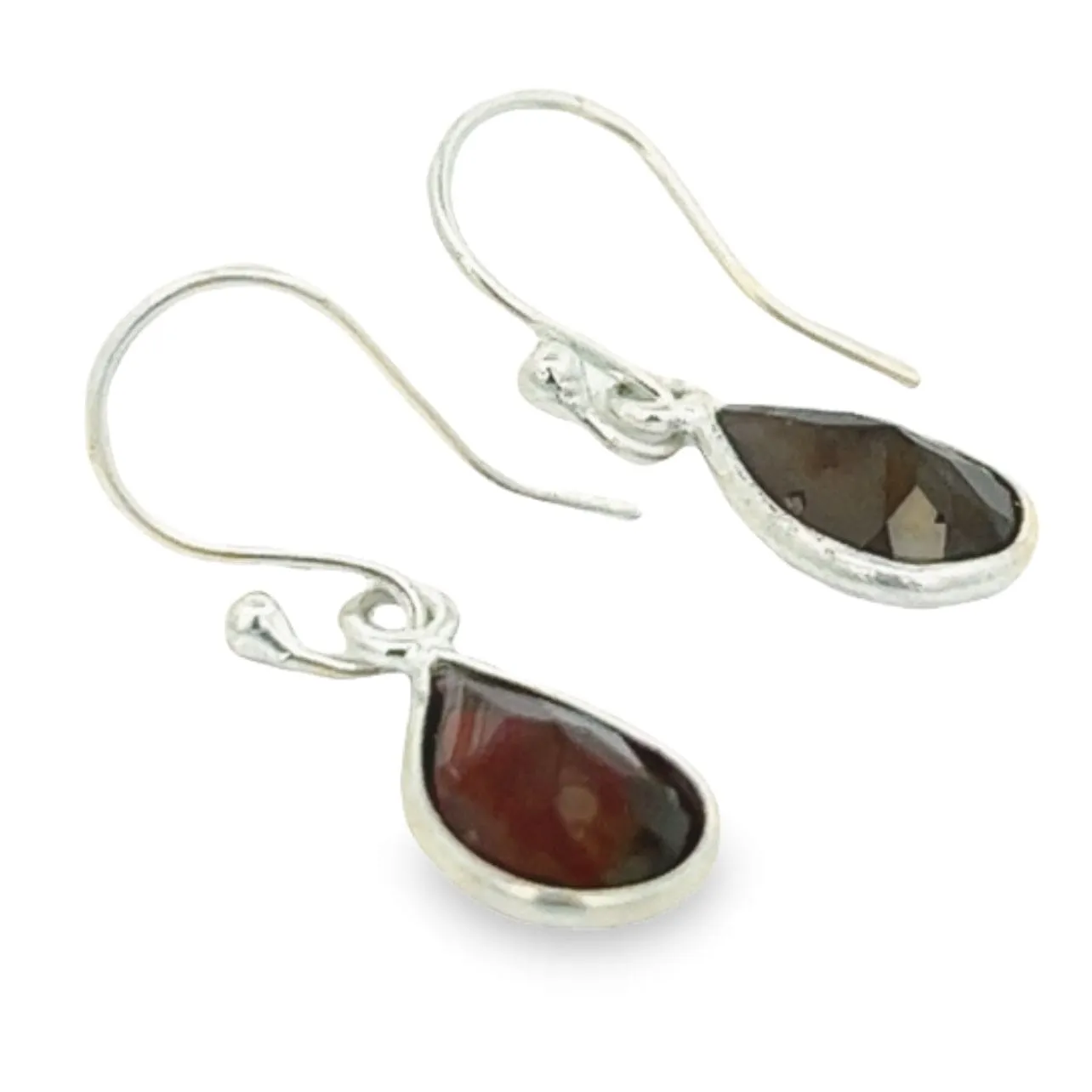 Garnet Teardrop Earrings