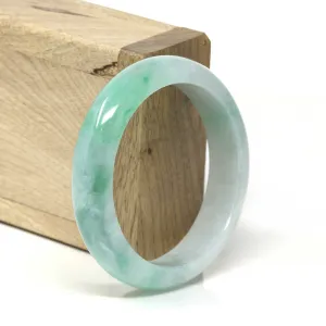 Genuine Burmese High Quality Jadeite Jade Bangle Bracelet (53.4mm) #525