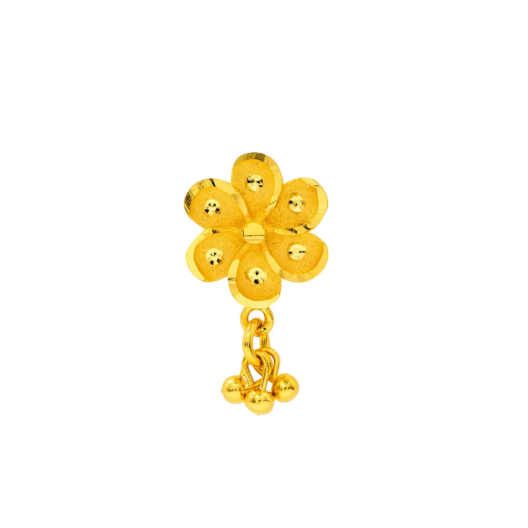 GOLDEN HANGING STUD PGHST74-09