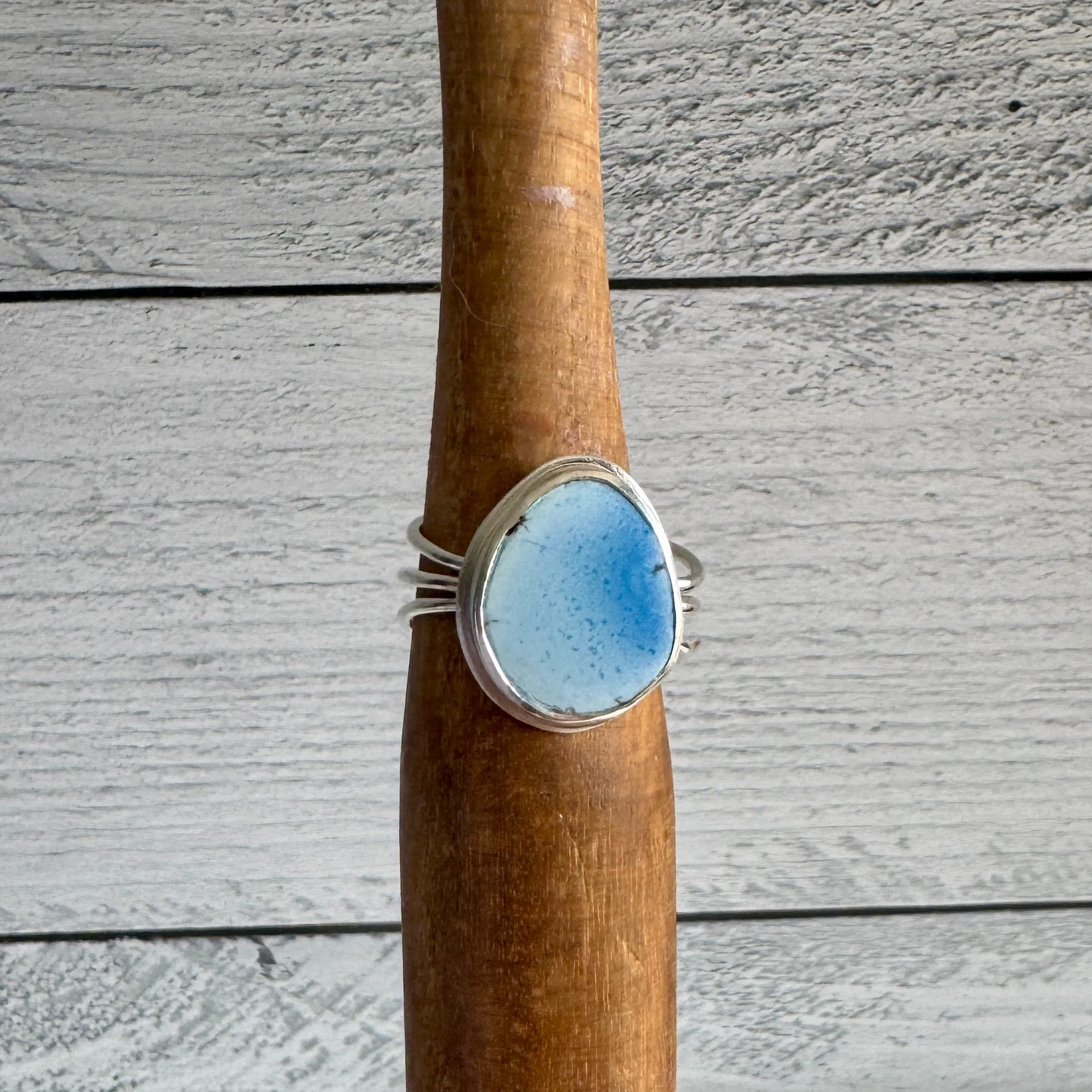 Golden Hills Turquoise Triple Band Ring