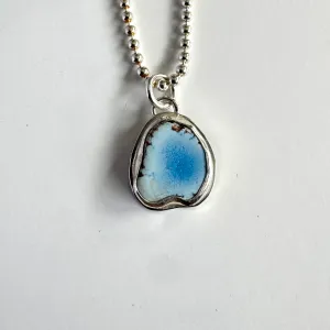 Golden Hills Turquoise Upside Down Heart Pendant
