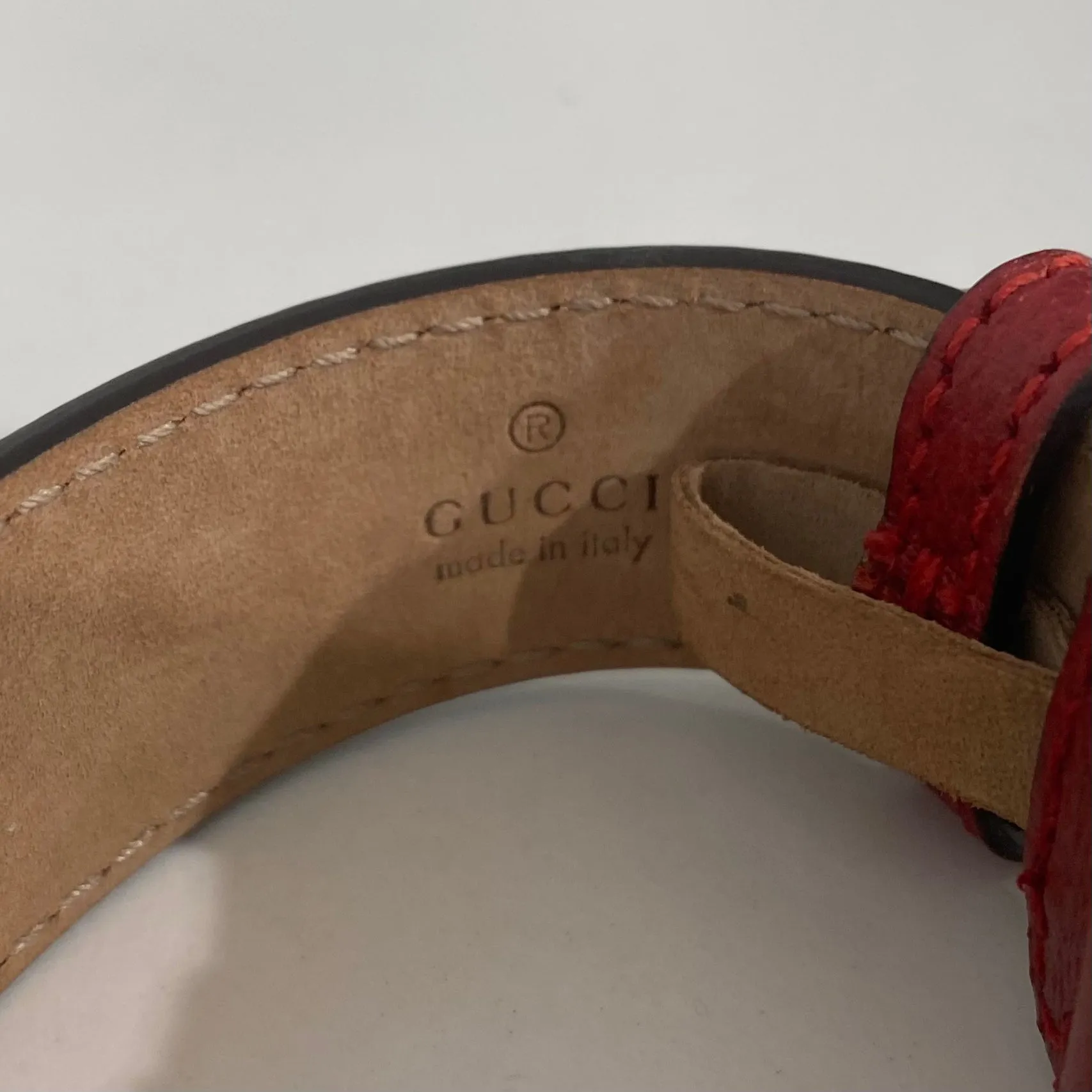 Gucci Red Marmont Bracelet