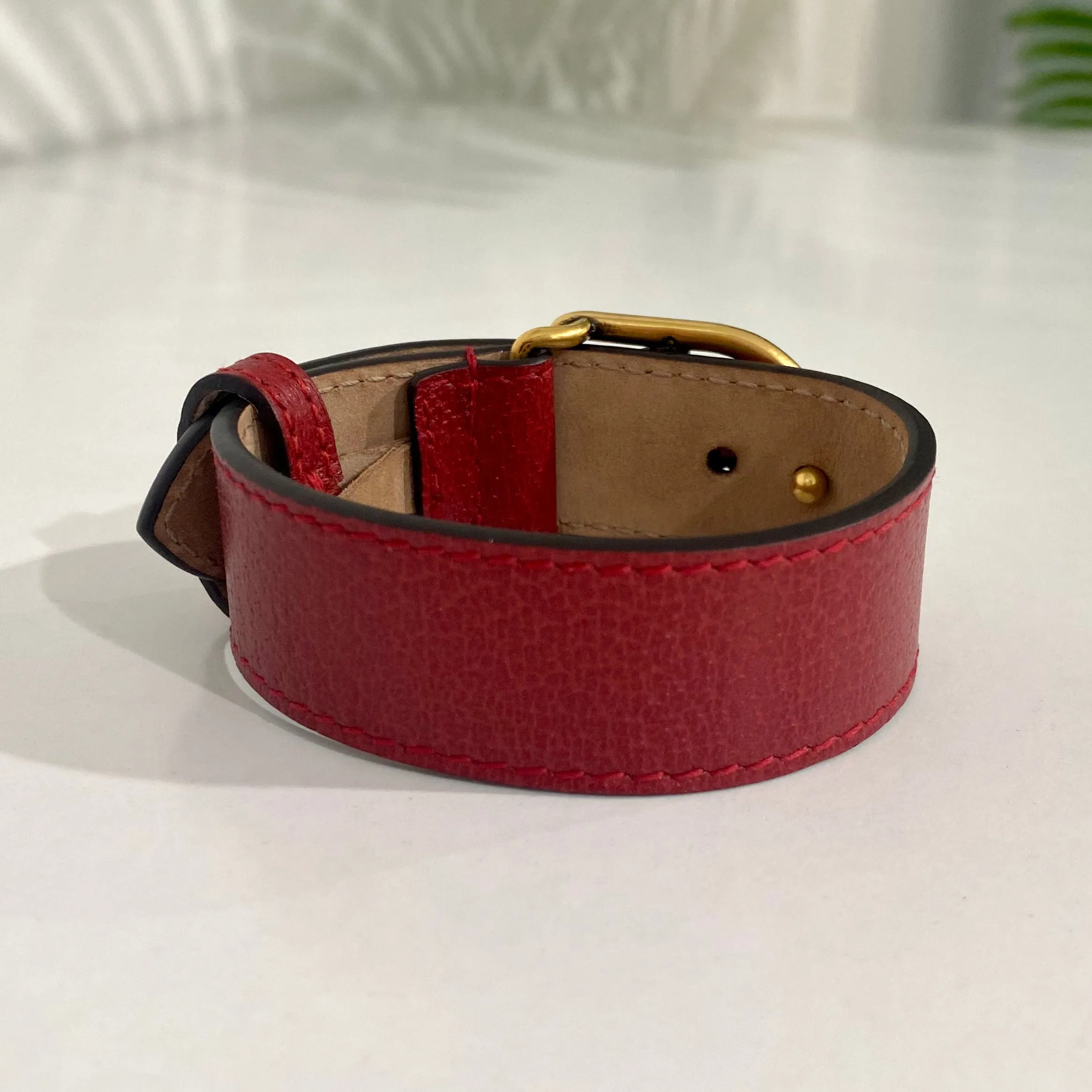 Gucci Red Marmont Bracelet