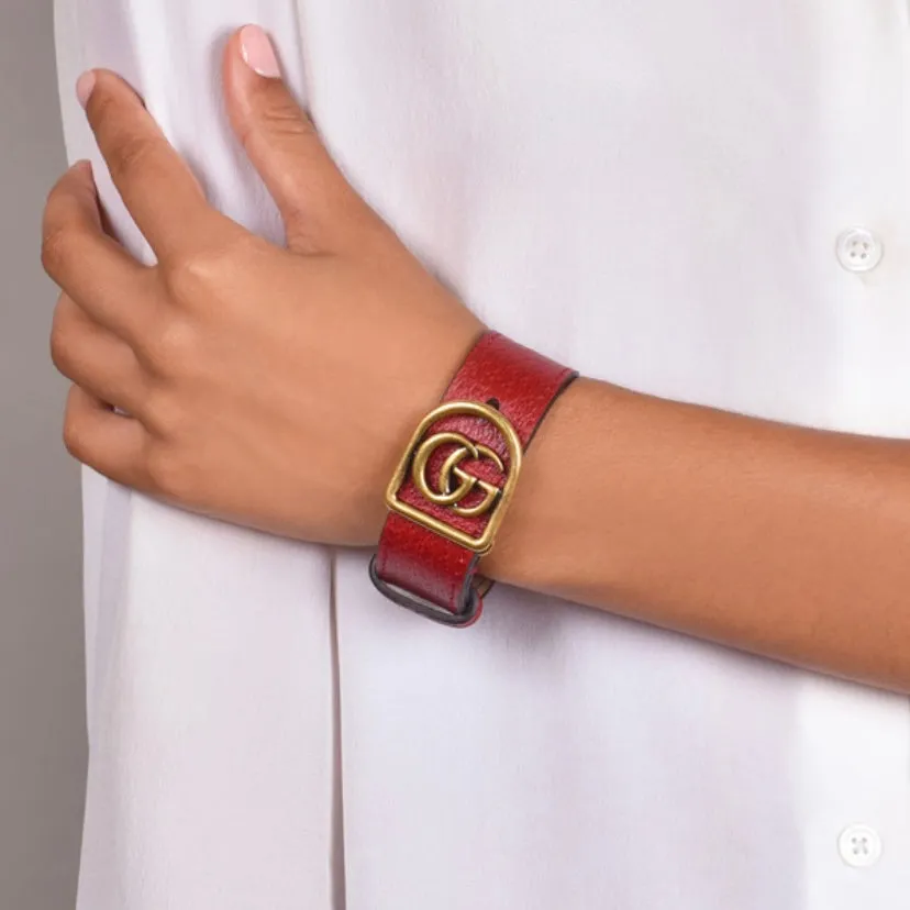 Gucci Red Marmont Bracelet