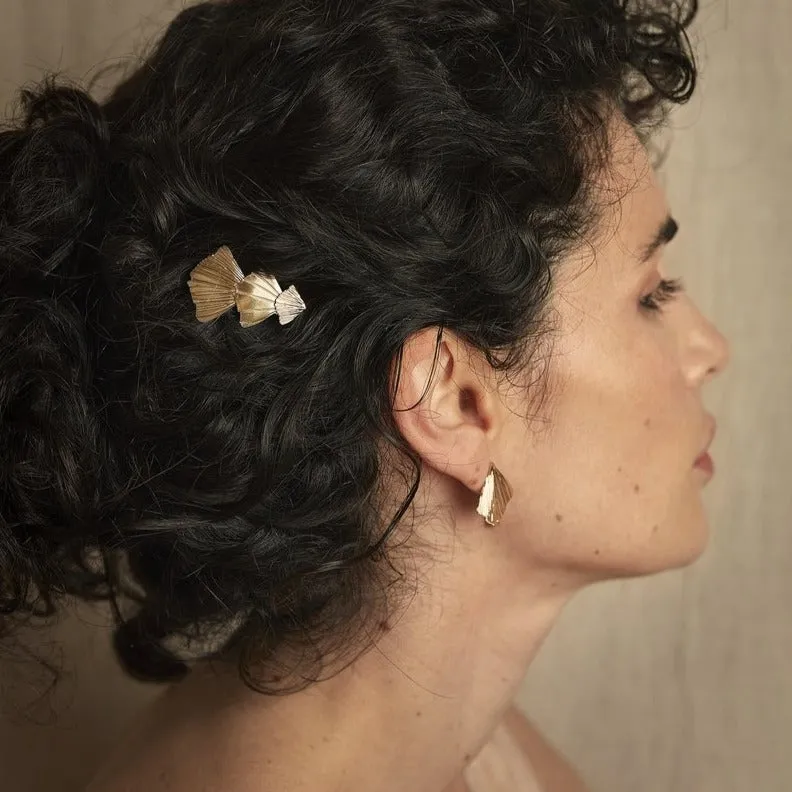 Hair Clip - Trio Gingko
