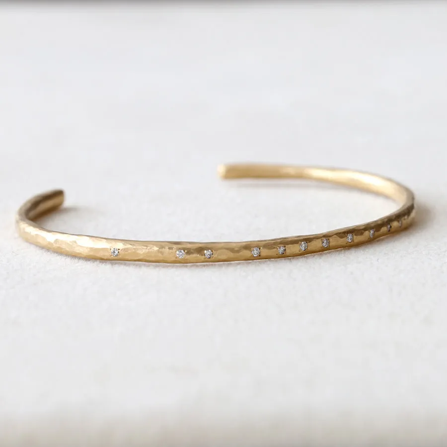 Hammered cuff