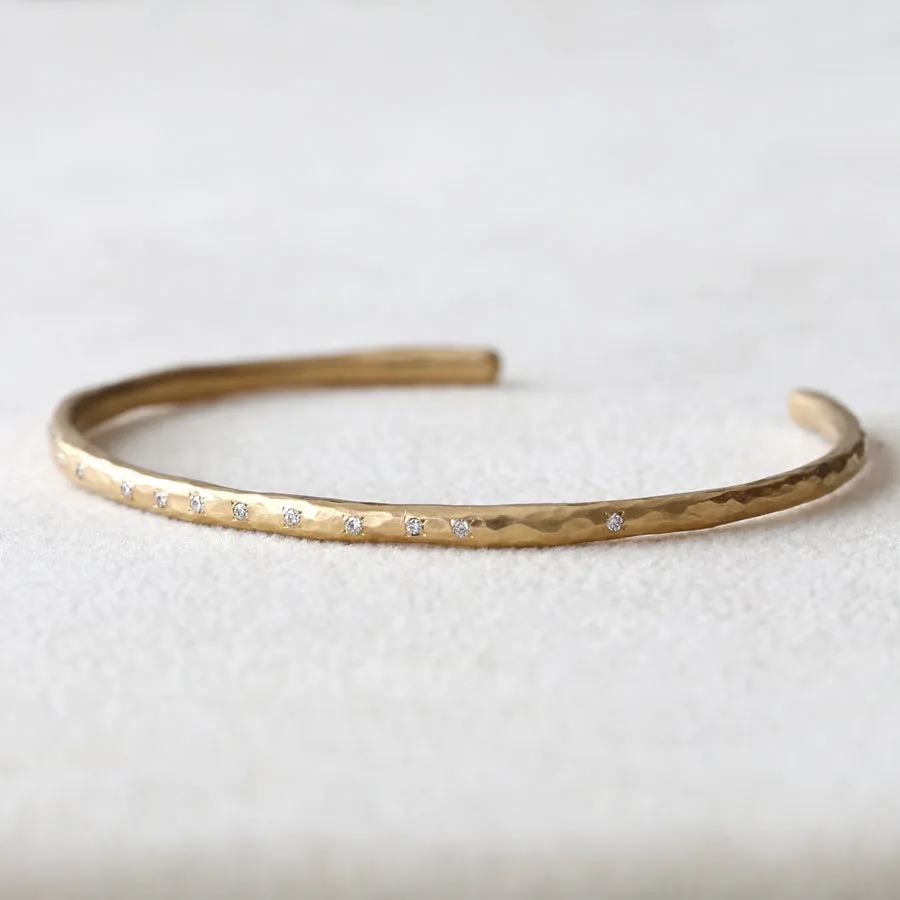 Hammered cuff