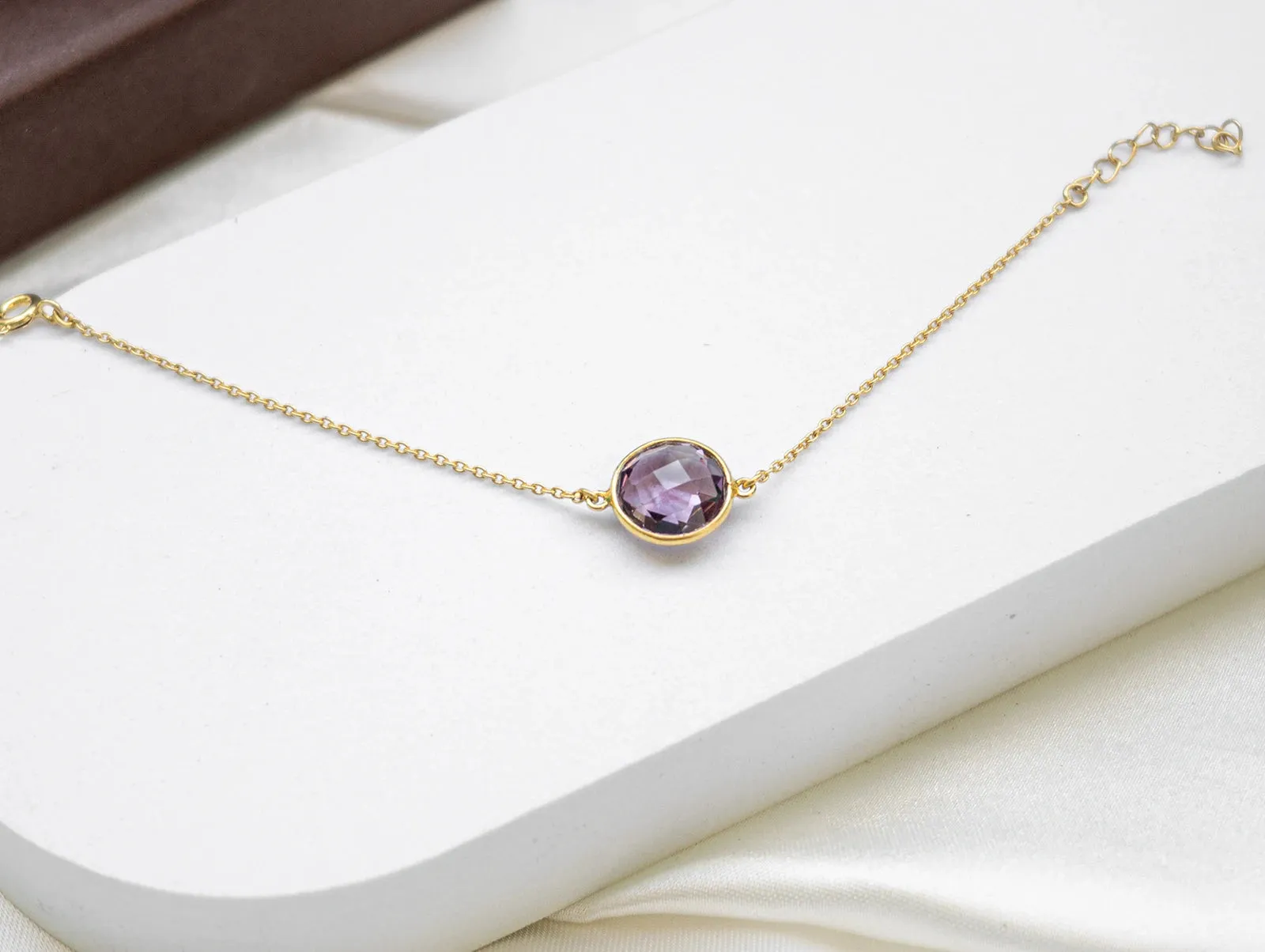 Heartfelt Hope Amethyst Bracelet