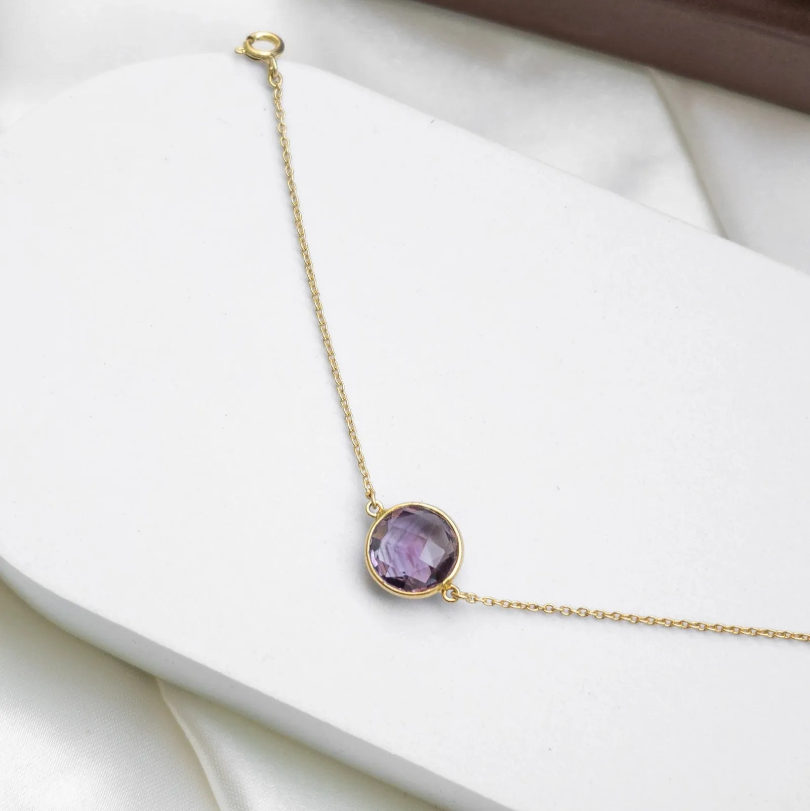 Heartfelt Hope Amethyst Bracelet