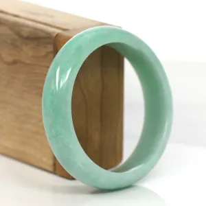 High-quality Apple Green Natural Burmese Jadeite Jade Bangle (57.78mm ) #890