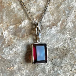 Huge Emerald-Cut Garnet