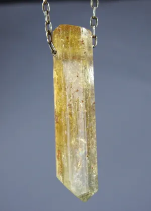 Imperial Topaz Crystal Necklace