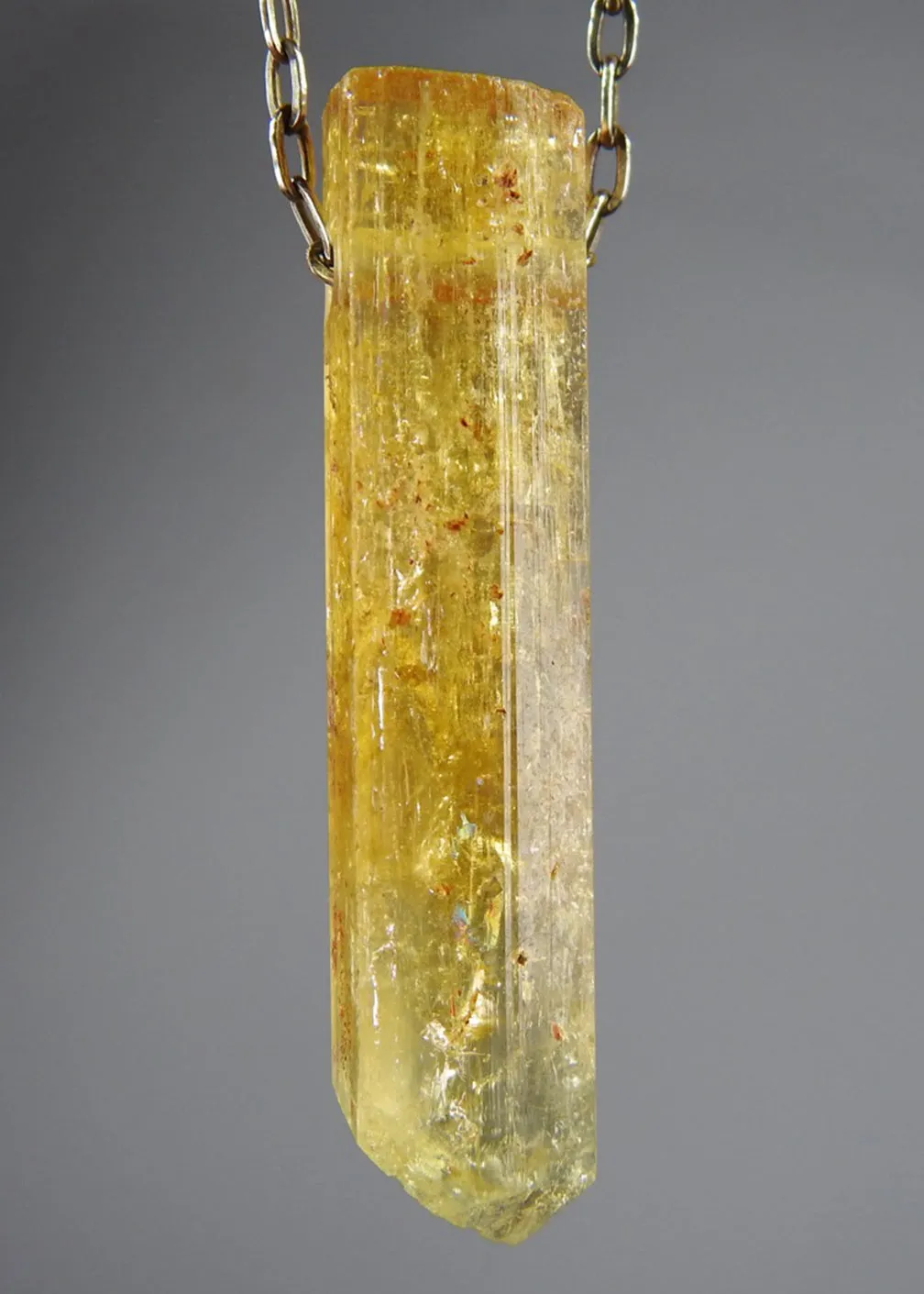 Imperial Topaz Crystal Necklace
