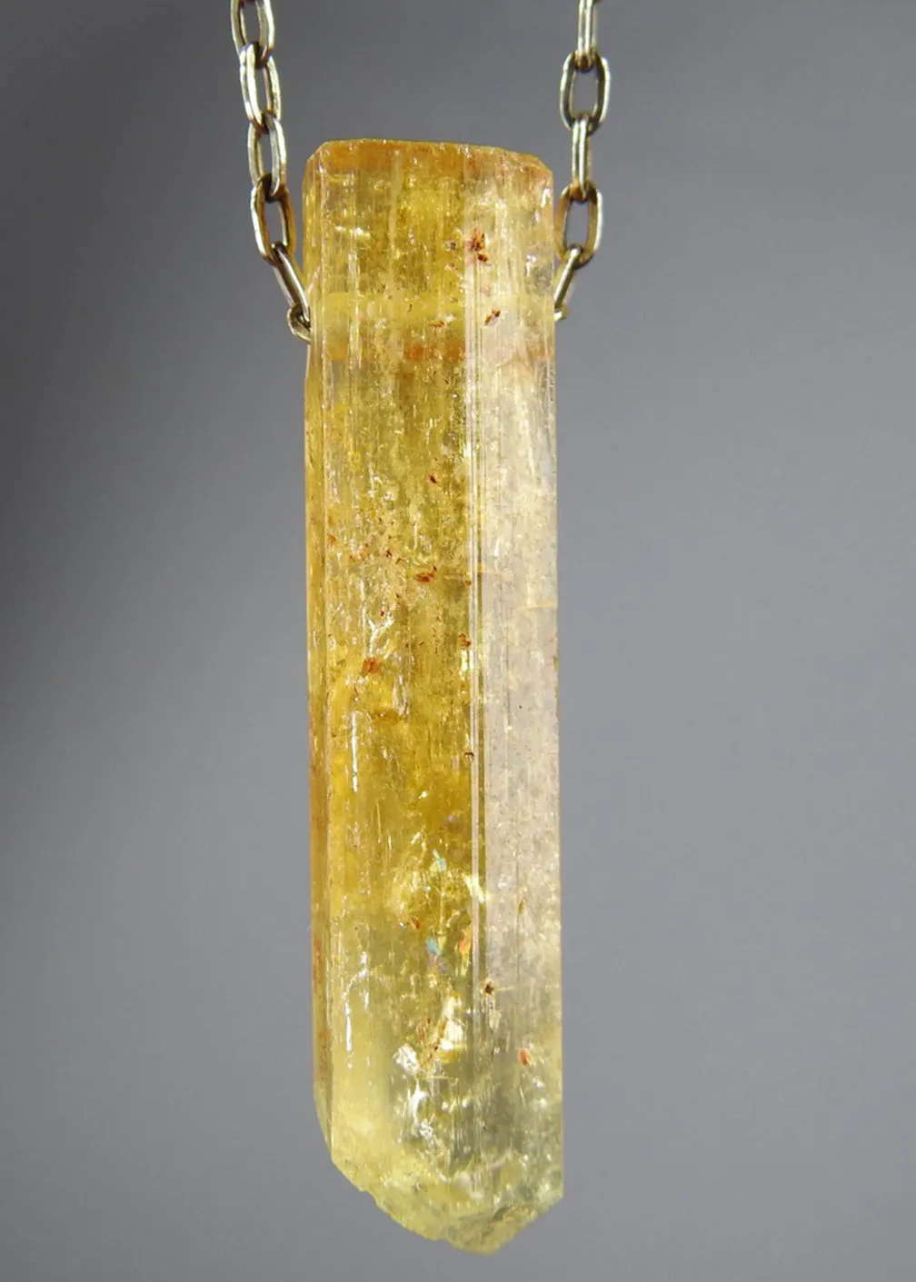 Imperial Topaz Crystal Necklace