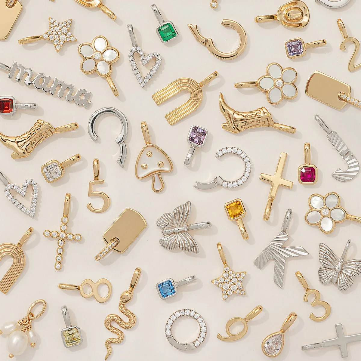 January Birthstone Charm