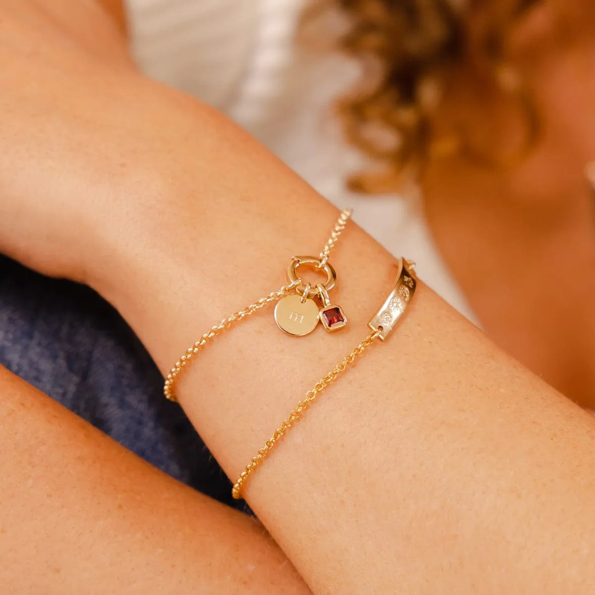 January Birthstone Charm