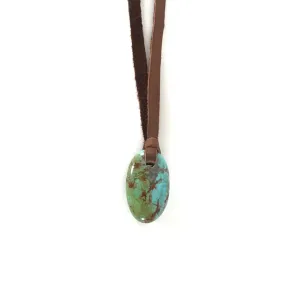 Jennifer Medina Sonoran Polished Turquoise Nugget Necklace