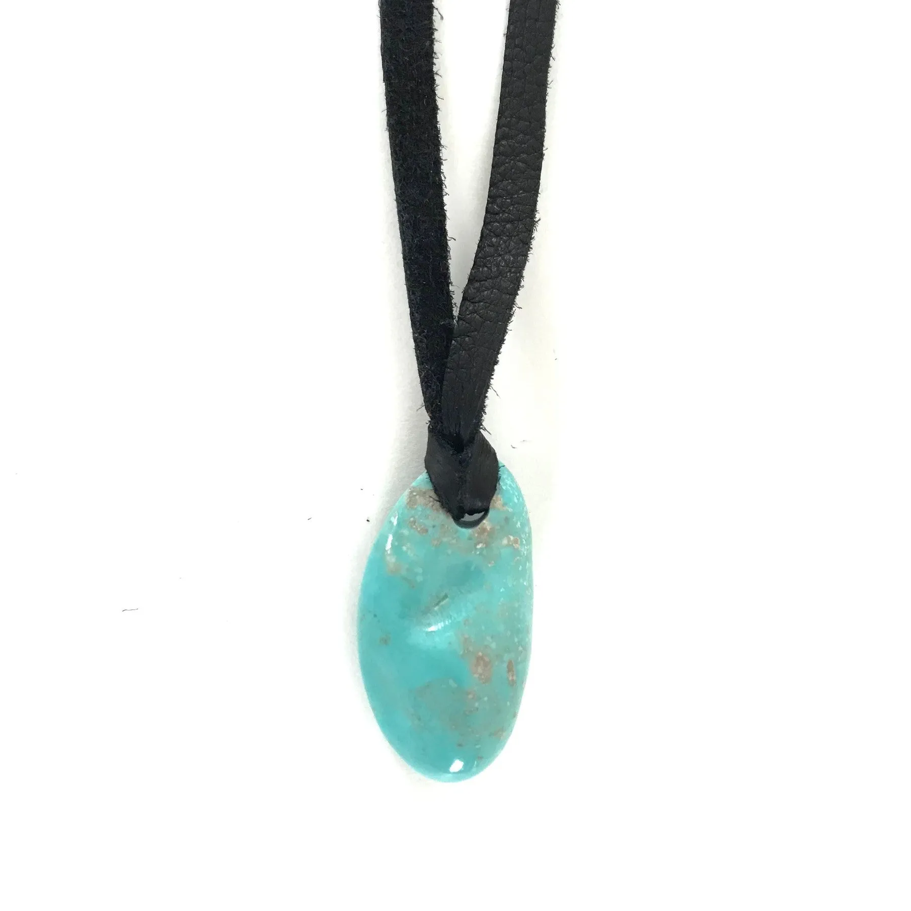 Jennifer Medina Sonoran Polished Turquoise Nugget Necklace