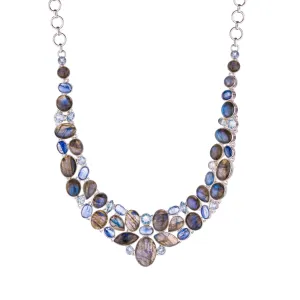 Joanne Labradorite Necklace, Sterling Silver