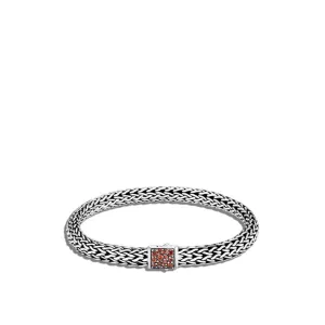 John Hardy Garnet Reversible Classic Chain Bracelet