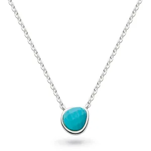 Kit Heath Coast Pebble Turquoise Mini Necklace