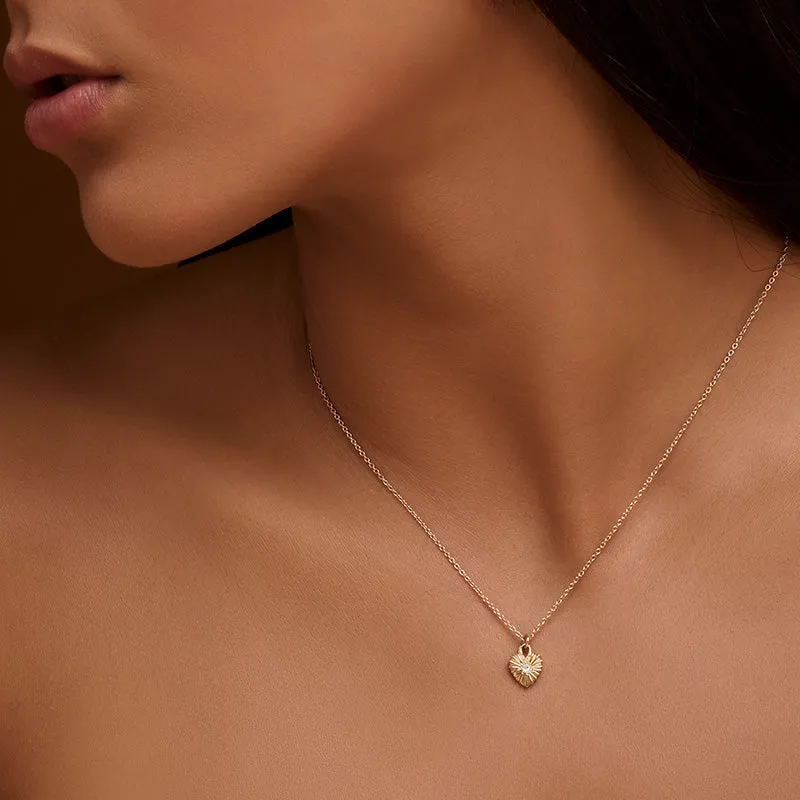 Kora Necklace, White Topaz, Gold