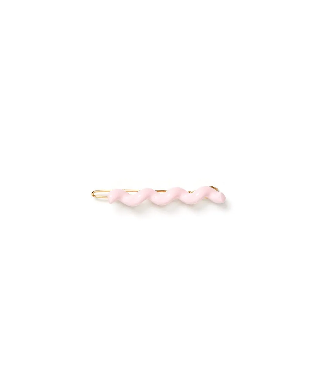 Lauren Spiral Barrette - Blush